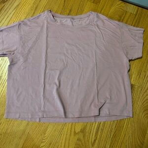 Lululemon light pink Cates tee